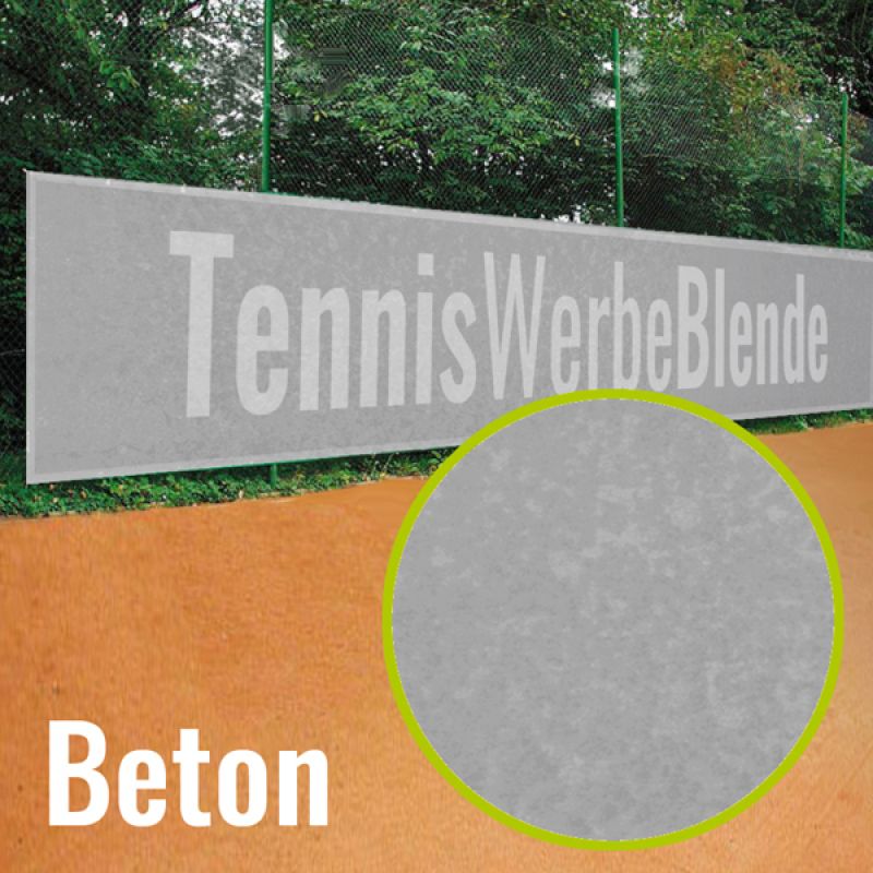 Tennisblende Beton-Design Tennisblende Beton-Design